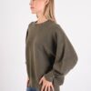 MAGLIA OVERSIZE GIROCOLLO IN MAGLIA MORBIDA CON MANICHE AMPIE - immagine 2
