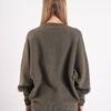 MAGLIA OVERSIZE GIROCOLLO IN MAGLIA MORBIDA CON MANICHE AMPIE - immagine 3
