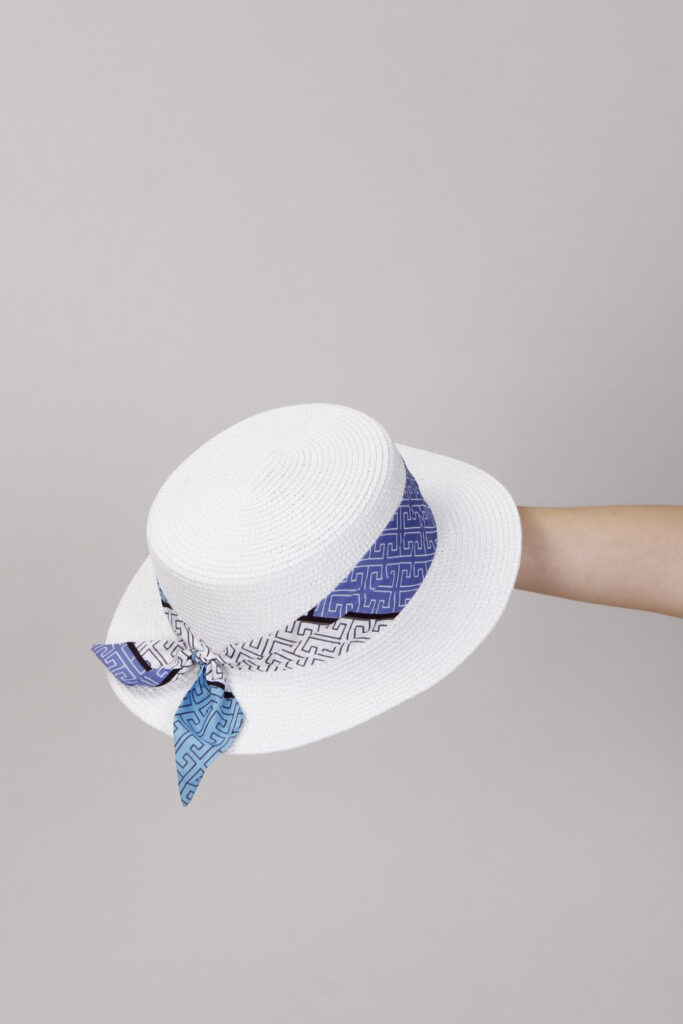 CAPPELLO CON BANDANA - Bianco, TU 