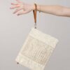 POCHETTE CON DECORAZIONE DI LUREX - Beige, TU