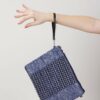 POCHETTE CON DECORAZIONE DI LUREX - Blu, TU