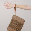 POCHETTE CON DECORAZIONE DI LUREX - Marrone, TU