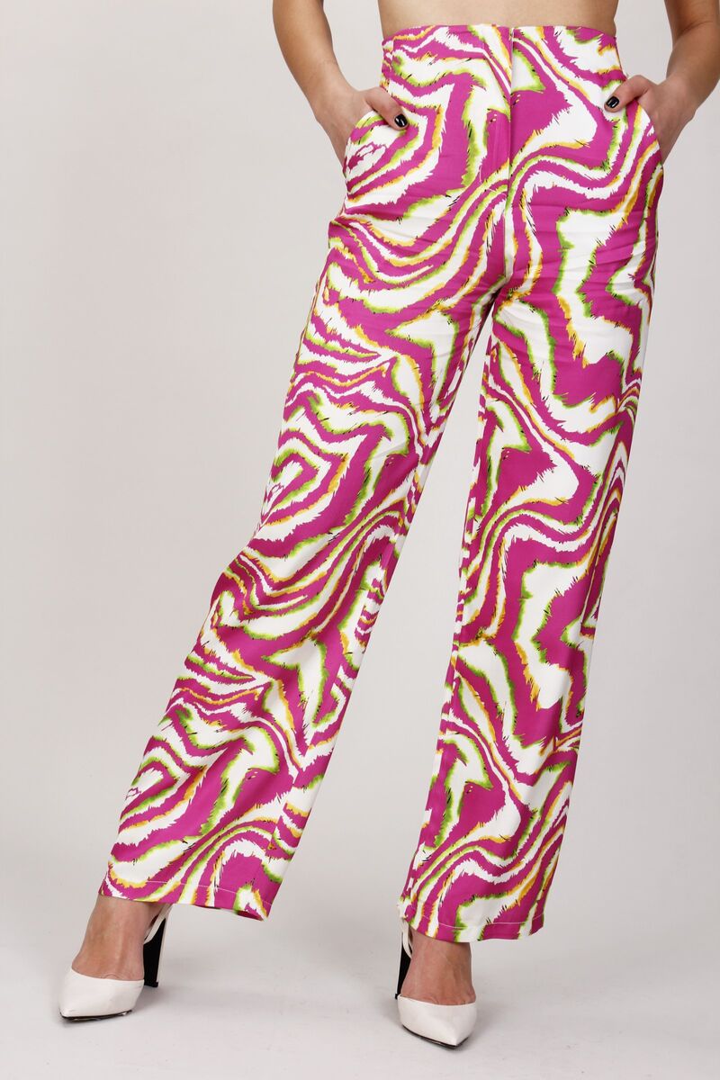 PANTALONI PALAZZO CON STAMPA - #MYASTREET@
