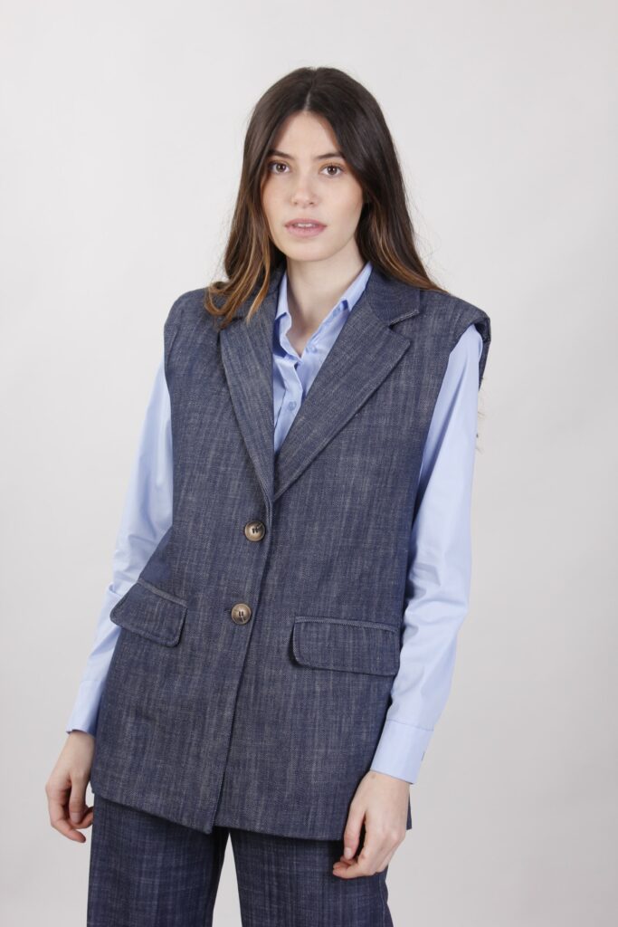 GILET IN COTONE 