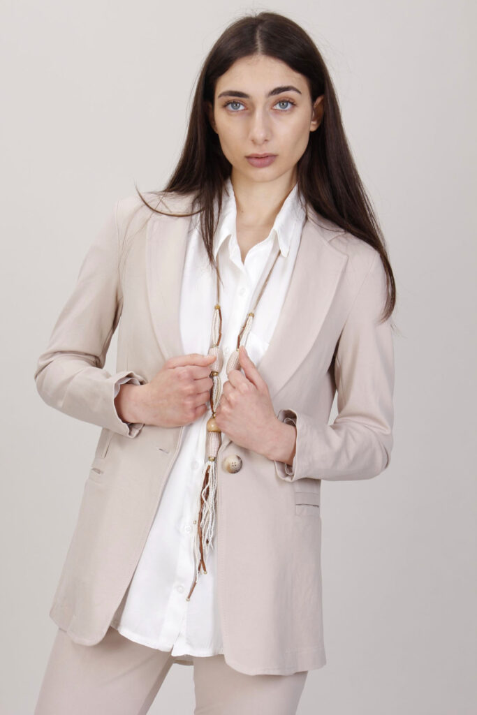 BLAZER PUNTO MILANO - Beige, S 