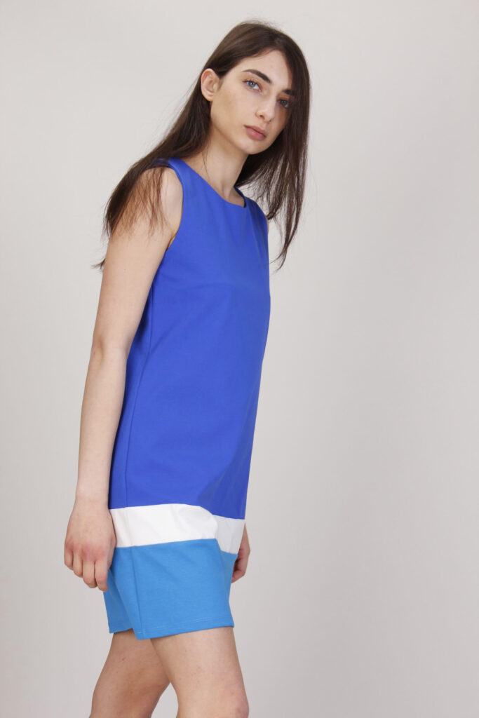 VESTITO CORTO COLORATO - Bluette, S 