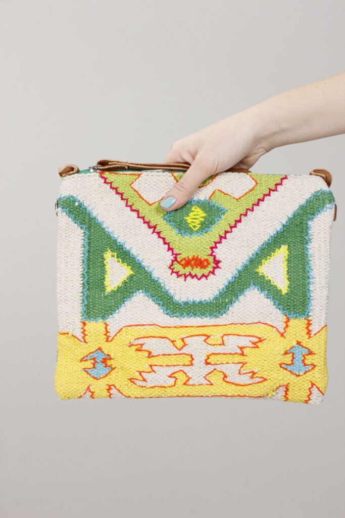 POCHETTE FANTASIA ETNICA - Verde, TU 
