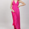 ABITO LUNGO SVASATO - Fucsia, M
