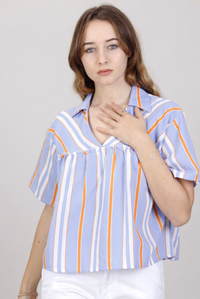 CAMICIA CROPPED OVERSIZE 