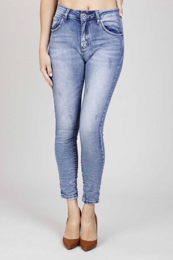 JEANS SKINNY IN COTONE - Blu-jeans, S 