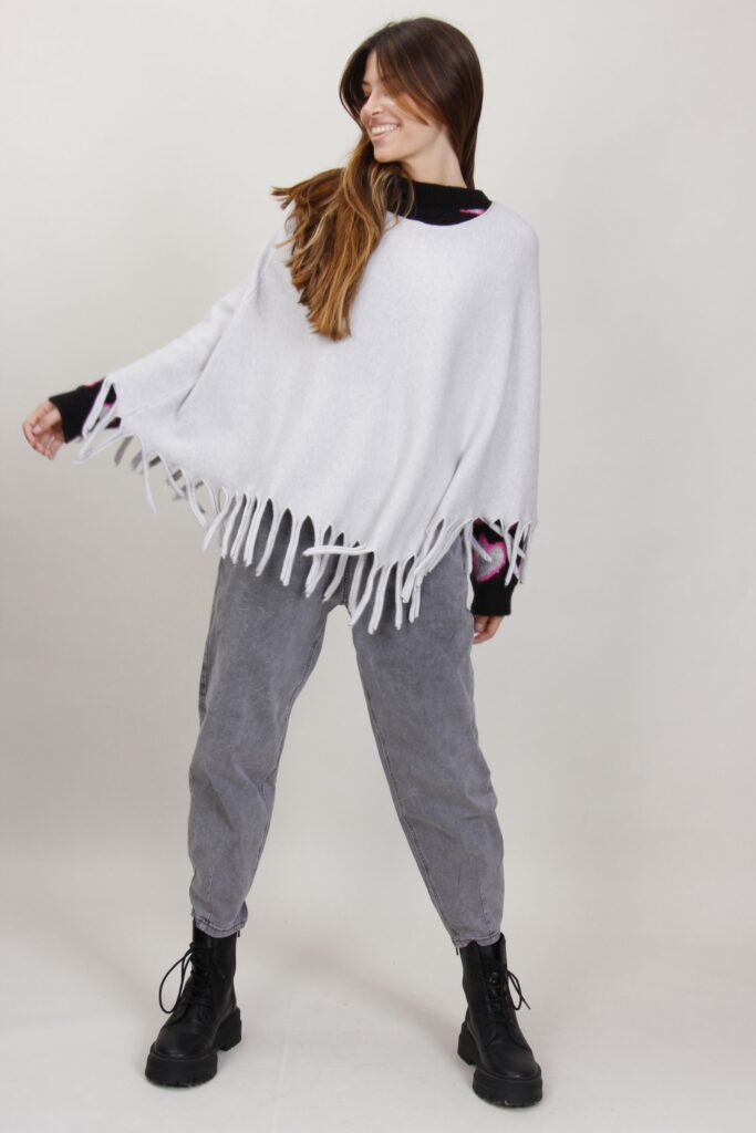 PONCHO CON FRANGE 