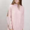 MAGLIA CON LAVORAZIONE GEOMETRICA - Rosa, TU