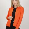 CARDIGAN CORTO STRUTTURATO - Arancio, TU