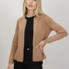 CARDIGAN CORTO STRUTTURATO - Cammello, TU