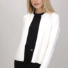 CARDIGAN CORTO STRUTTURATO - Panna, TU