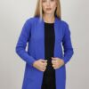 CARDIGAN LUNGO STRUTTURATO - Bluette, TU