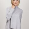 MAGLIONE DOLCEVITA CON COSTINE - Perla, TU