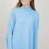 MAGLIONE DOLCEVITA CON COSTINE - Turchese, TU