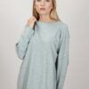 MAGLIA CON SCOLLO A BARCHETTA - Salvia, TU
