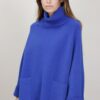 MAGLIONE OVERSIZE CON TASCHE - Bluette, TU
