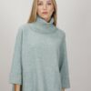 MAGLIONE OVERSIZE CON TASCHE - Salvia, TU