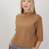 MAGLIA MANICHE 3/4 - Cammello, TU