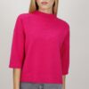 MAGLIA MANICHE 3/4 - Fucsia, TU