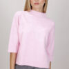 MAGLIA MANICHE 3/4 - Rosa, TU