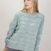 MAGLIA CON FRANGE - Salvia, TU