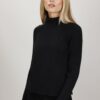 MAGLIA A COLLO ALTO CON COSTE - Nero, TU
