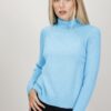 MAGLIA A COLLO ALTO CON COSTE - Turchese, TU