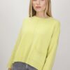 MAGLIA CON TASCA - Verde acido, TU