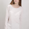MAGLIA BASICA A MANICHE LUNGHE - Beige, TU