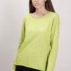 MAGLIA BASICA A MANICHE LUNGHE - Pistacchio, TU