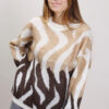 MAGLIONE FANTASIA ZEBRATA - Fantasia beige, TU