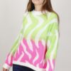 MAGLIONE FANTASIA ZEBRATA - Fantasia verde, TU