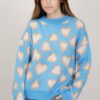 MAGLIONE FANTASIA CUORI - Blue Light Pattern, TU