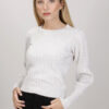 MAGLIA CON MANICHE A SBUFFO - Gesso, TU