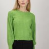 MAGLIA CON MANICHE A SBUFFO - Pistacchio, TU