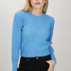 MAGLIA CON MANICHE A SBUFFO - Turchese, TU