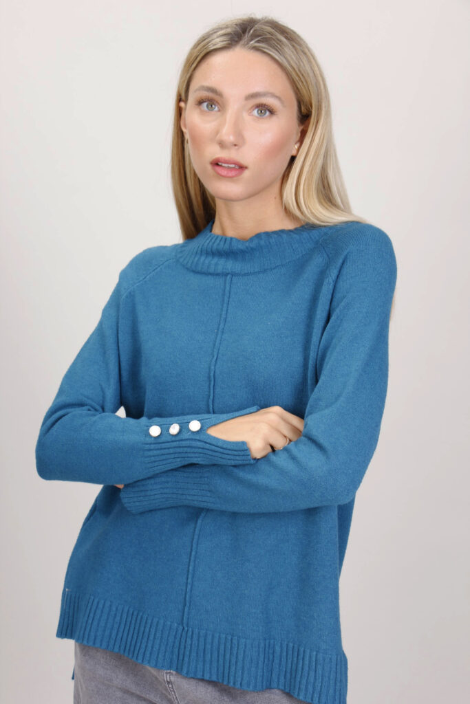 PULLOVER BOTTONI AI POLSI - Ottanio, TU 