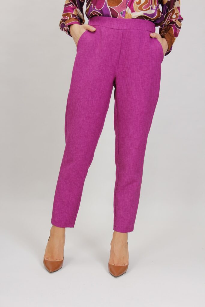 PANTALONI TAGLIO SARTORIALE - Cyclamen, S 