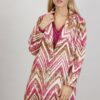 CAPPOTTO MONOPETTO - Fantasia fucsia, TU