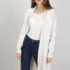 CARDIGAN CON MOTIVO ZIG-ZAG - Chalk, TU