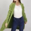 CARDIGAN CON MOTIVO ZIG-ZAG - Pistacchio, TU