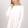 PULLOVER CON SCOLLO A BARCA - Gesso, TU