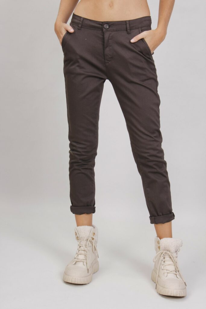PANTALONE TASCHE ALLA FRANCESE - Moro, XS 