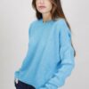 MAGLIONE MORBIDO IN MISTO MOHAIR - Turchese, TU