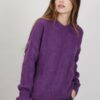 MAGLIONE MORBIDO IN MISTO MOHAIR - Viola, TU