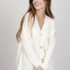 CARDIGAN MORBIDO IN MISTO MOHAIR - Beige, TU